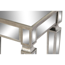 Side table Home ESPRIT Silver Mirror MDF Wood 43,5 x 33 x 45,5 cm