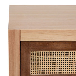 Nightstand SASHA 40 x 30 x 62,5 cm Natural Wood Cream