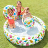 Inflatable Paddling Pool for Children Intex Pineapples Rings 248 L 132 x 28 x 132 cm (12 Units)