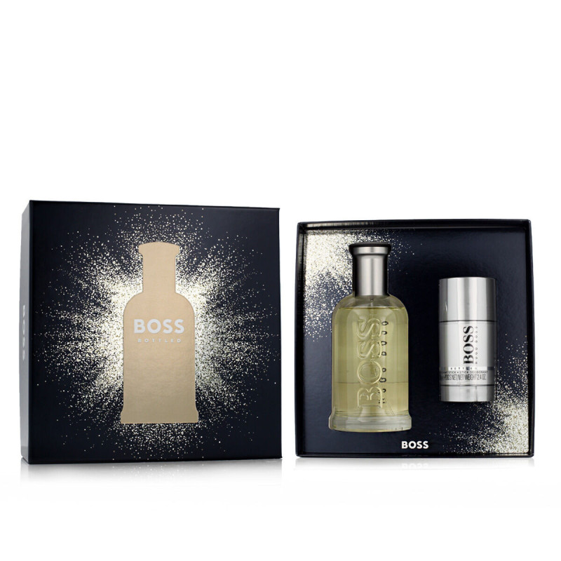 Men's Perfume Set Hugo Boss-boss Boss Bottled 2 Pieces