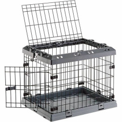 Pet carrier Ferplast Superior 60 Black Grey Plastic 50 x 47 x 62 cm