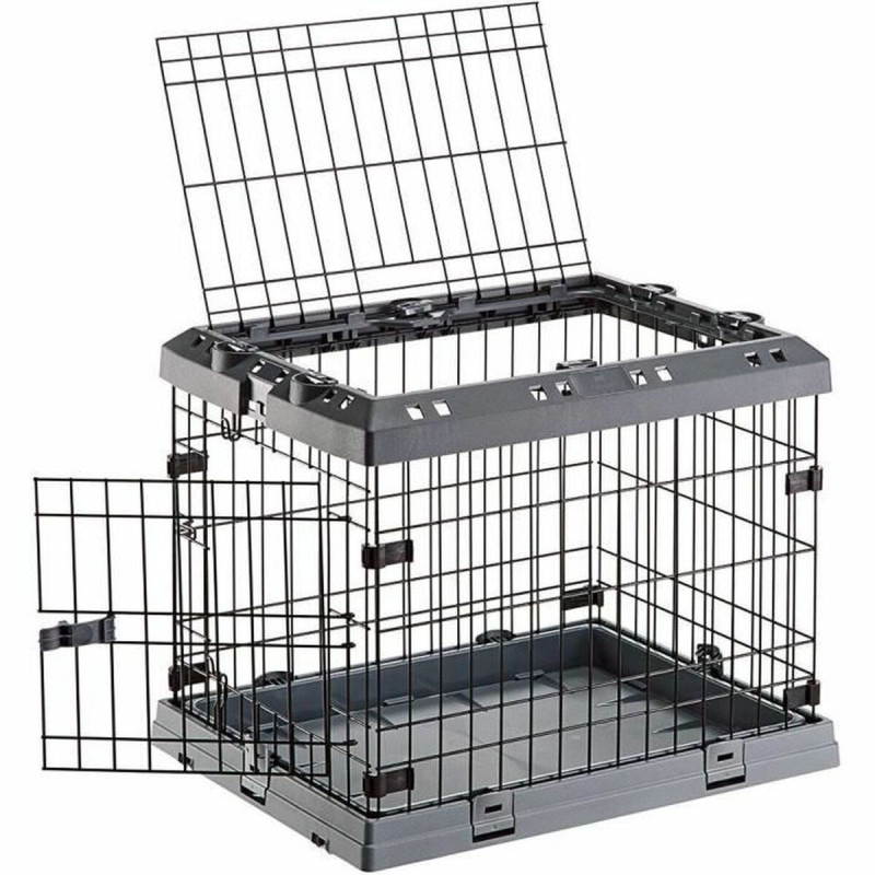 Pet carrier Ferplast Superior 60 Black Grey Plastic 50 x 47 x 62 cm