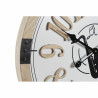 Wall Clock DKD Home Decor Black White Vintage Musical 60 x 4,5 x 60 cm MDF Wood (2 Units)