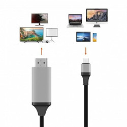 USB-C to HDMI Cable PcCom Essential 1,8 m