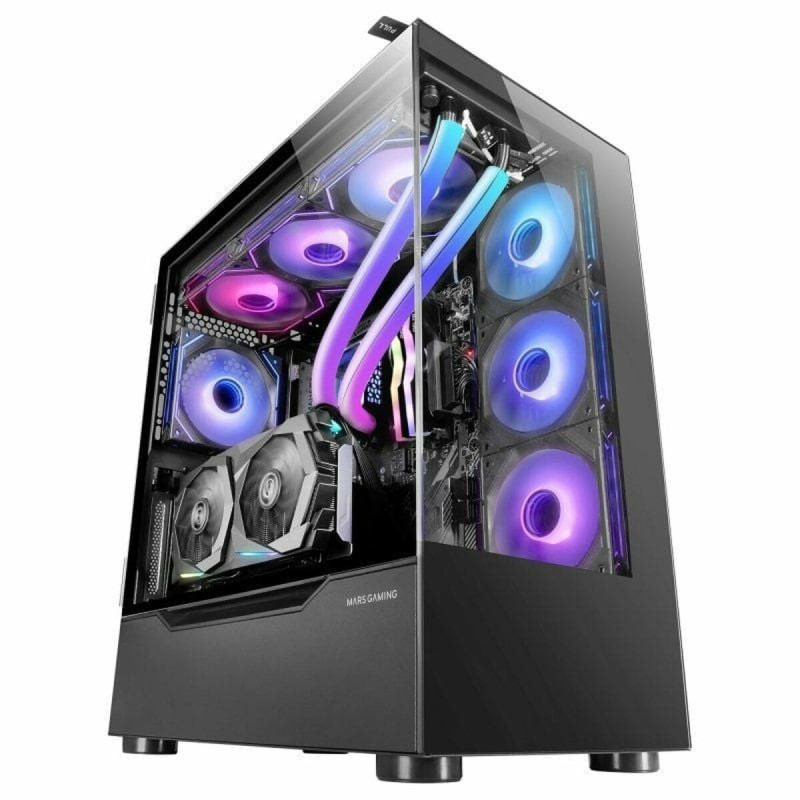 ATX Semi-tower Box Mars Gaming MCULT Black