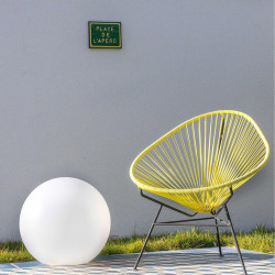 Outdoor light ball Lumisky Bobby Ø 60 cm White E27