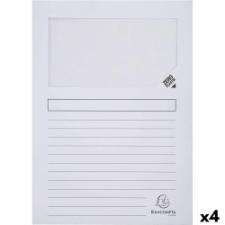 Subfolder Exacompta Forever White A4 100 Pieces (4 Units)