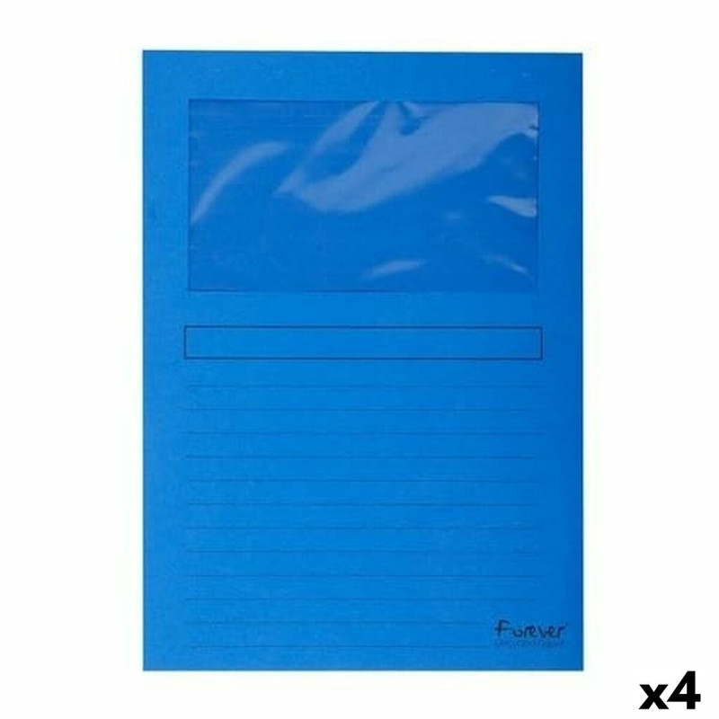 Subfolder Exacompta Forever Navy Blue A4 (4 Units)