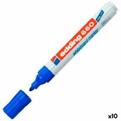 Whiteboard marker Edding 661 Whiteboard Blue White (10 Units)