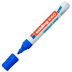 Whiteboard marker Edding 661 Whiteboard Blue White (10 Units)