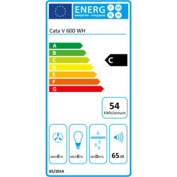 Conventional Hood Cata V600WH 60 cm 420 m3/h 65 dB 95W White