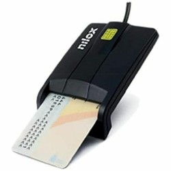 Card Reader Nilox NXLD001 Black DNI (ID Card)