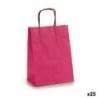 Paper Bag 18 x 8 x 31 cm Pink (25 Units)