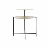 Side table DKD Home Decor Black Golden Aluminium Modern (73 x 53 x 61 cm)