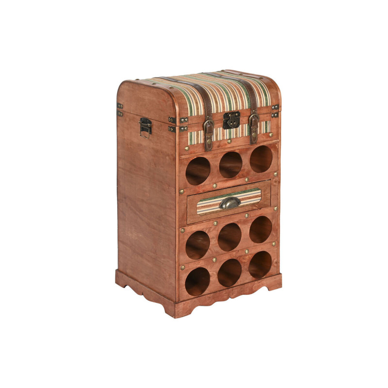 Bottle rack Home ESPRIT Brown Poplar 40 x 35,5 x 71 cm