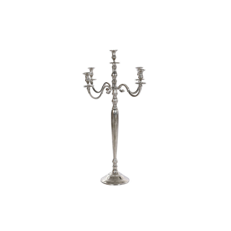 Candle Holder DKD Home Decor 56 x 56 x 100 cm Silver Aluminium