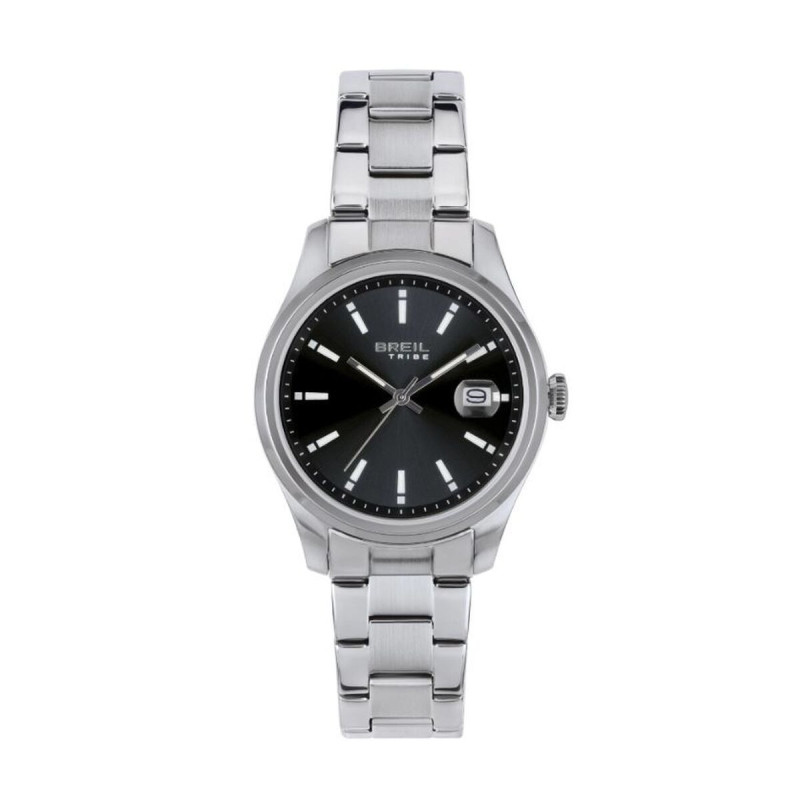 Unisex Watch Breil EW0651 Black Silver