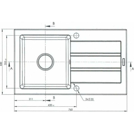 Sink with One Basin Maidsinks