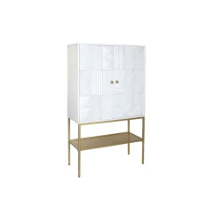 Sideboard DKD Home Decor Golden Metal White Mango wood (91 x 44 x 152 cm)