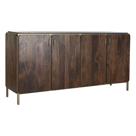 Sideboard DKD Home Decor Brown Steel Mango wood 160 x 40 x 81 cm