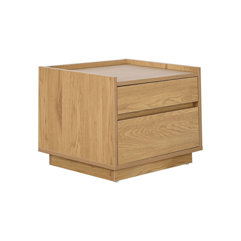 Nightstand Home ESPRIT Oak MDF Wood 50 x 40 x 40 cm