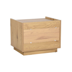 Nightstand Home ESPRIT Oak MDF Wood 50 x 40 x 40 cm