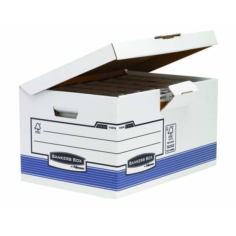 File Box Fellowes 1141501 Blue White 31 x 39 x 56 cm