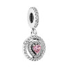 Ladies' Beads Pandora SPARKLING DOUBLE HALO HEART