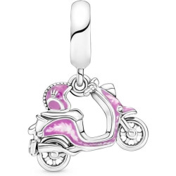 Woman's charm link Pandora PINK SCOOTER