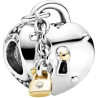 Woman's charm link Pandora LOCKED HEART