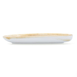 Flat Plate Ariane Jaguar Freckles Beige Ceramic Rectangular 27 cm (8 Units)