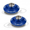 Helmet clip set Bell HANS Blue FIA 8858-2010