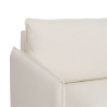 Sofa Beige Polyester Linen 210 x 93 x 95 cm