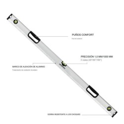 Spirit Level Workpro Aluminium 60 cm