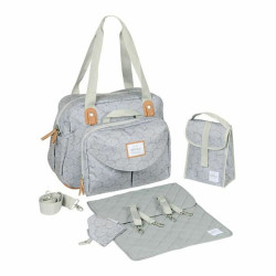 Diaper Changing Bag Béaba Geneve Tiny Clouds Grey