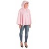 Cloak Costume for Adults M/L Pink Short