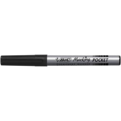 Permanent marker Bic Marking Pocket 1445 Black (12 Units)