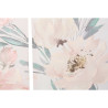 Painting DKD Home Decor Flowers 55 x 3 x 135 cm Shabby Chic (3 Pieces)