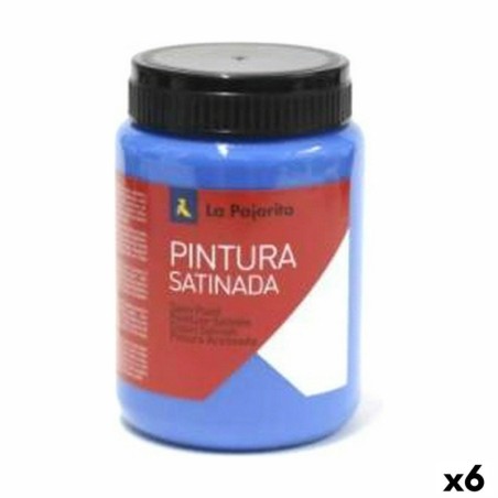 Tempera La Pajarita Intense L-12 6 Pieces Blue Satin finish