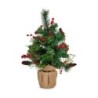 Christmas Tree Brown Red Green 23 x 47 x 27 cm