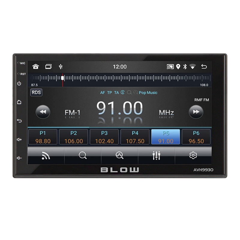 Radio CD for Cars Blow AVH-9930 Black Multicolour