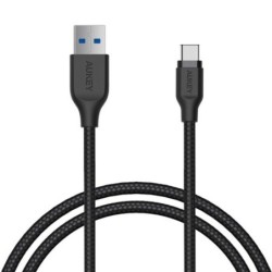 USB Cable Aukey CB-AC1 Black 1,2 m