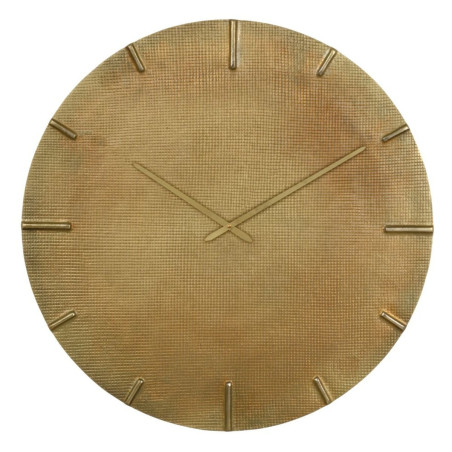 Wall Clock 74 x 74 cm Taupe Aluminium