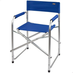 Foldable Camping Chair Aktive Blue 56 x 78 x 49 cm (4 Units)