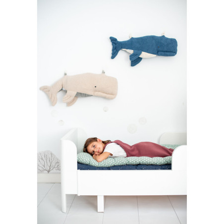 Fluffy toy Crochetts OCÉANO Blue Whale 29 x 84 x 14 cm 2 Pieces