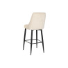 Stool DKD Home Decor Black Beige Metal Bicoloured (51 x 68 x 110 cm)