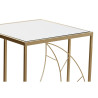 Set of 2 tables DKD Home Decor Golden 37 x 37 x 65 cm