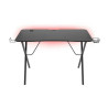 Desk Gaming Genesis Holm 200 RGB Black Steel MDF Wood