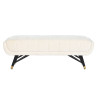 Bench DKD Home Decor Cream 120 x 40 x 42 cm