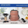 Cookware Arthur Martin   20 Pieces